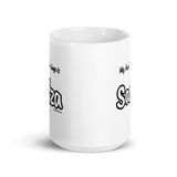 "Sadza" on White Mug