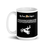 "Mudhudhudhu" on Black Mug