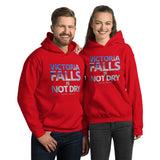"Vic Falls is Not Dry" on Unisex Heavy Blend Hoodie in COLOURS