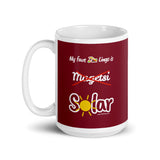 "Solar" on Red Mug
