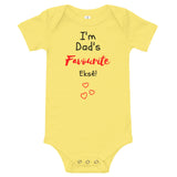 Dad's Fave - Baby Bodysuit - Colours