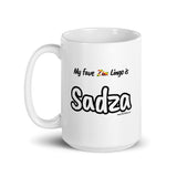 "Sadza" on White Mug