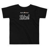 Ibho on Toddler Short Sleeve Tee - BLACK/BLUE