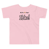 Ibho on Toddler Short Sleeve Tee - PINK/WHITE