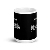 "Shongololo" on Black Mug