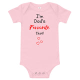 Dad's Fave - Baby Bodysuit - Colours
