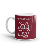"Yah No!" on Red Mug