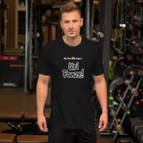 "Uri Panze!" on Short-Sleeve Unisex T-Shirt in BLACK