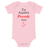 Auntie's Fave - Baby Bodysuit - Colours