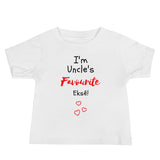 Uncle's Fave on Baby Short Sleeve Tee - Colours