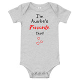 Auntie's Fave - Baby Bodysuit - Colours