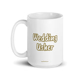 Wedding Usher Mug GOLD