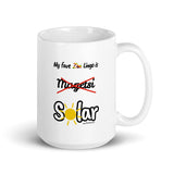 "Solar" on White Mug