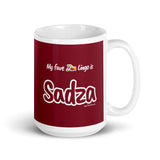 "Sadza" on Red Mug