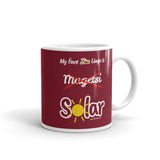 "Solar" on Red Mug