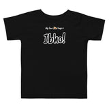 Ibho on Toddler Short Sleeve Tee - BLACK/BLUE