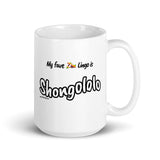 "Shongololo" on White Mug