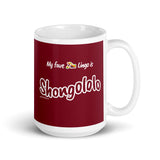 "Shongololo" on Red Mug