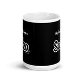 "Sadza" on Black Mug