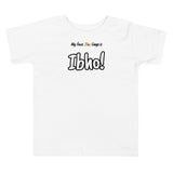 Ibho on Toddler Short Sleeve Tee - PINK/WHITE