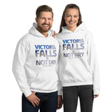 "Vic Falls is Not Dry" on Unisex Heavy Blend Hoodie in COLOURS