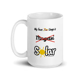 "Solar" on White Mug