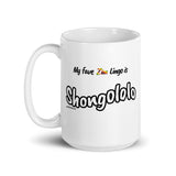"Shongololo" on White Mug