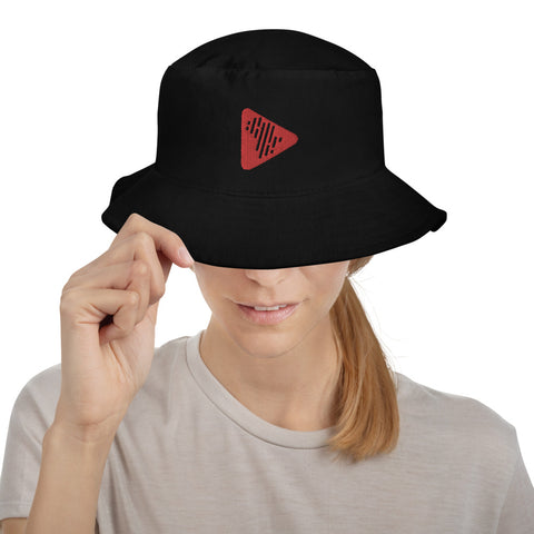Play Afrika - Bucket Hat (Red on Black)