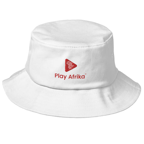 Play Afrika - Old School Bucket Hat (Black/White)