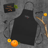 Sultana's Black Embroidered Apron