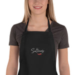 Sultana's Black Embroidered Apron