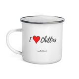Sultana's I Heart Chillies on Enamel (Simbi) Mug