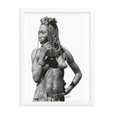 Lemington Muzhingi - Himba Lady - Framed