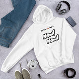 "Now! Now!" on Unisex Heavy Blend Hoodie in WHITE