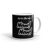 "Now! Now!" on Black Mug