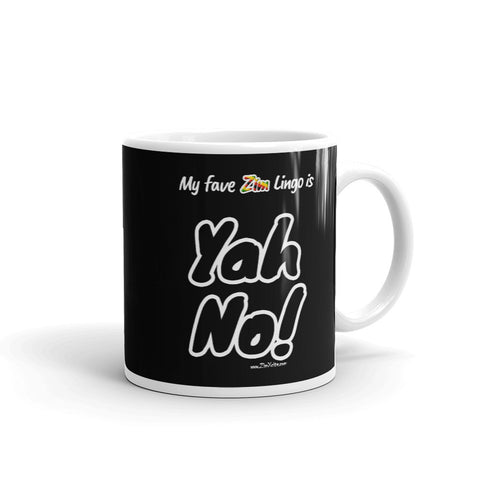 "Yah No!" on Black Mug