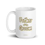 Father of the Groom Mug GOLD