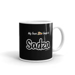 "Sadza" on Black Mug
