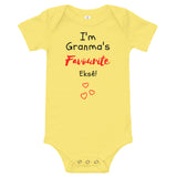 Gran's Fave - Baby Bodysuit - Colours