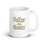 Father of the Groom Mug GOLD