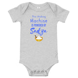 WALK Sadza Machine - Baby Bodysuit - Colours Blue Text