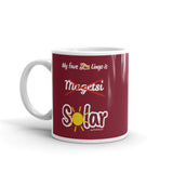 "Solar" on Red Mug