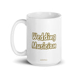 Wedding Musician Mug GOLD