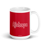 Ajabapa - Indian Family Mug RED