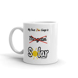 "Solar" on White Mug