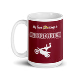 "Mudhudhudhu" on Red Mug