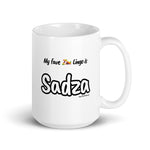 "Sadza" on White Mug