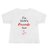 Uncle's Fave on Baby Short Sleeve Tee - Colours
