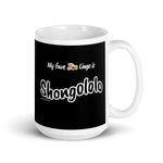 "Shongololo" on Black Mug