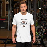 "Braai" on Short-Sleeve Unisex T-Shirt in WHITE
